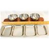 Image 3 : Pair of Danish Modern Stainless Steel Serving Trays – Steel House & Lundtofte, MCM Denmark