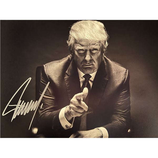Donald Trump signed photo