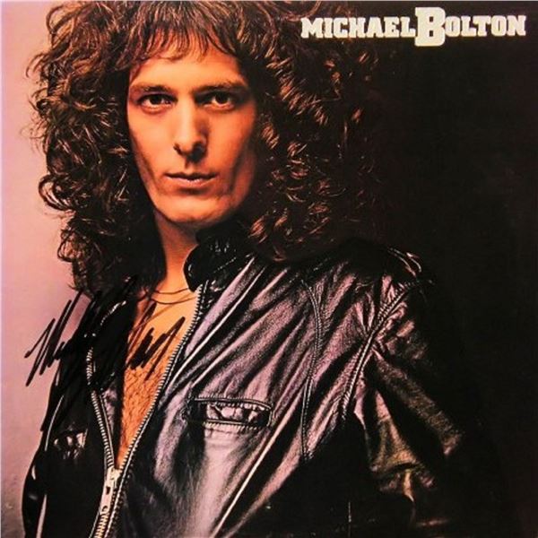 Michael Bolton signed debut album "Michael Bolton"