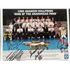 Image 1 : 1995 Anaheim Bullfrogs signed team photo