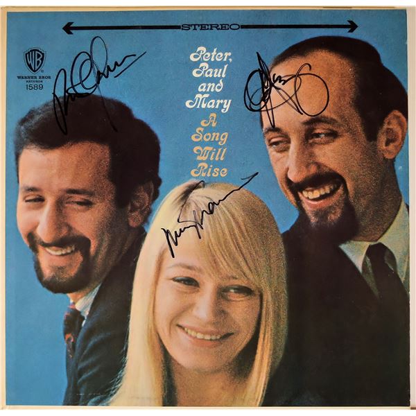 Peter, Paul & Mary signed A Song Will Rise album