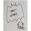 Image 1 : Batman Bob Kane original hand drawn signed sketch