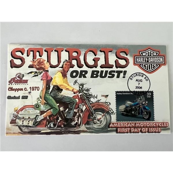 Harley Davidson Sturgis Commemorative First Day Cover