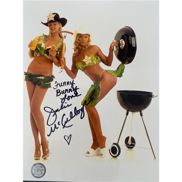 Playboy model Julie McCullough signed photo