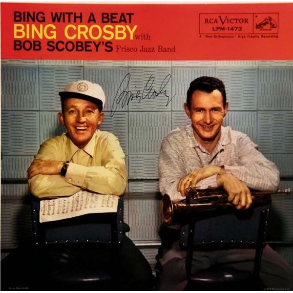 Bing Crosby Bing With A Beat signed album
