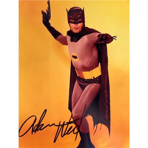Batman Adam West signed photo