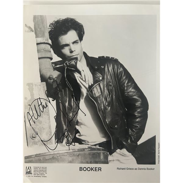 Booker Richard Grieco signed photo