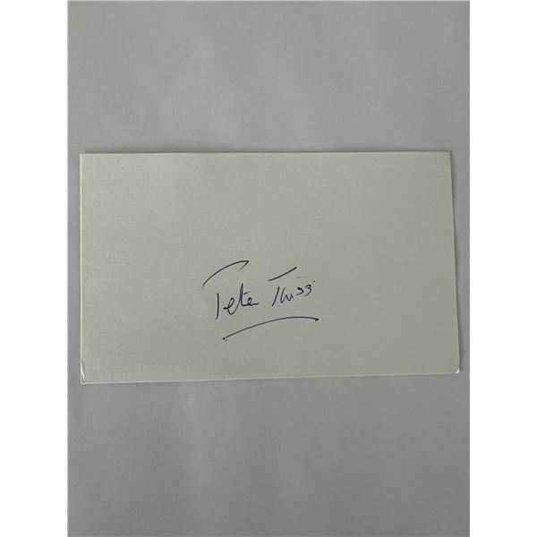 Pete Thiss signature cut