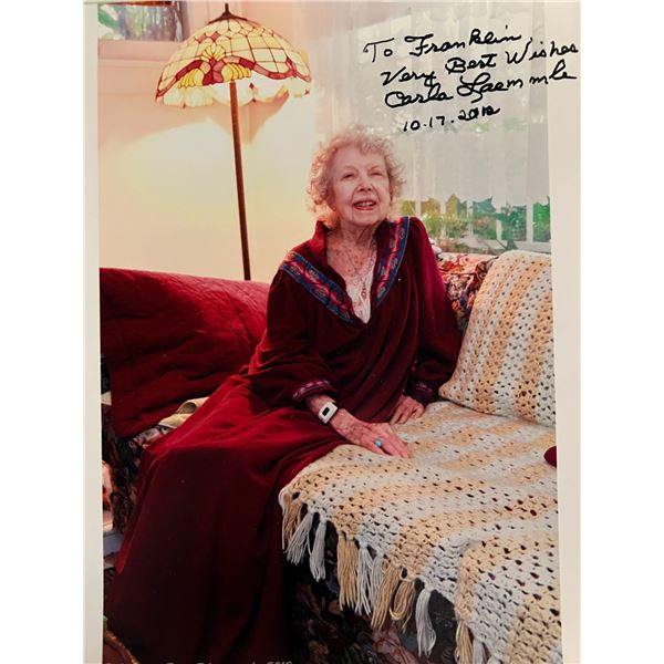 Carla Laemmle signed photo