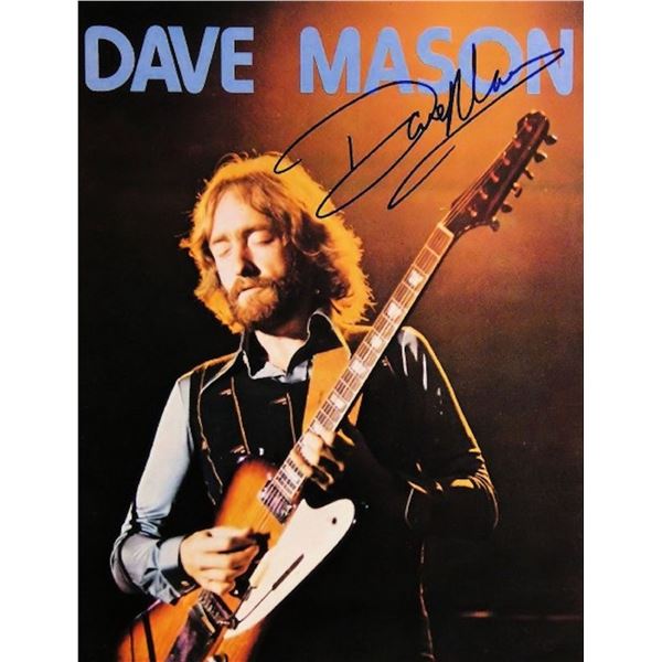 Dave Mason autographed photo book