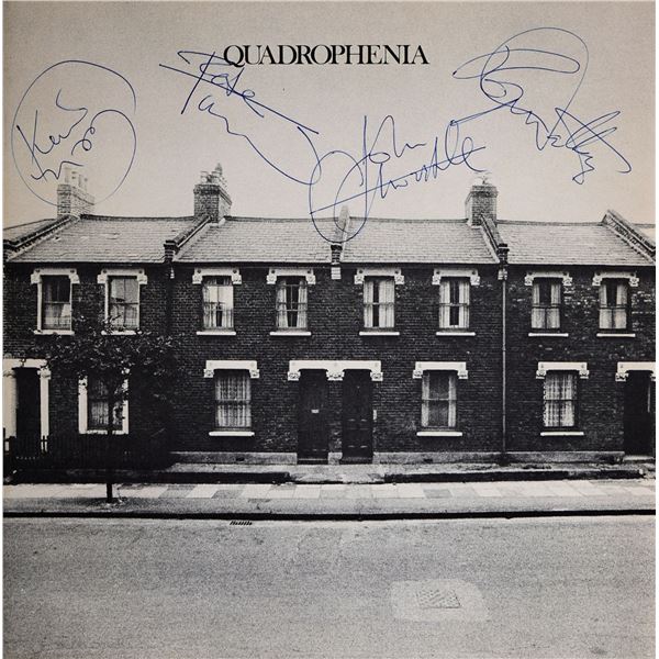The Who Quadrophenia signed album insert book