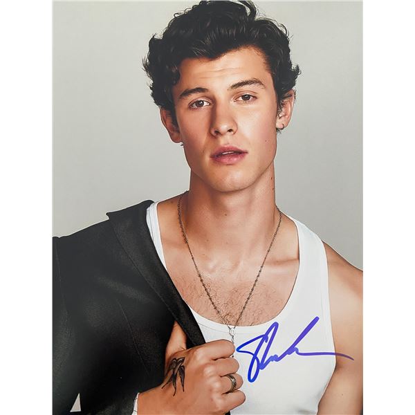 Shawn Mendes signed photo