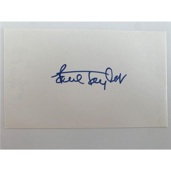 Paul Taylor signed cut
