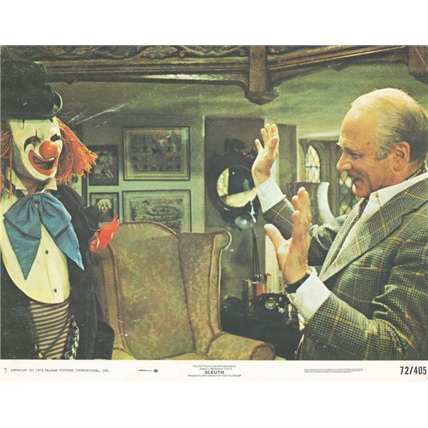 Sleuth 1972 original vintage lobby card