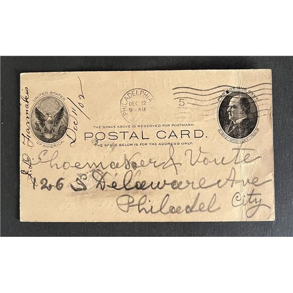 United States 1902 post card