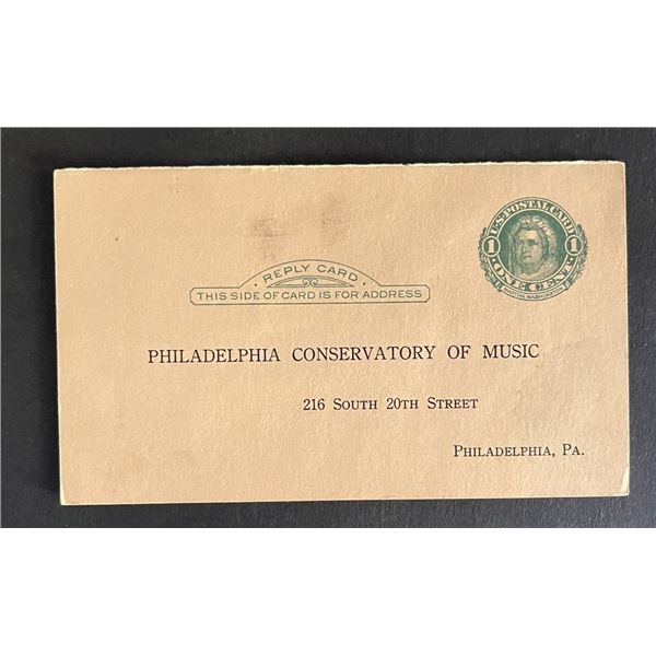 United States 1900s post card