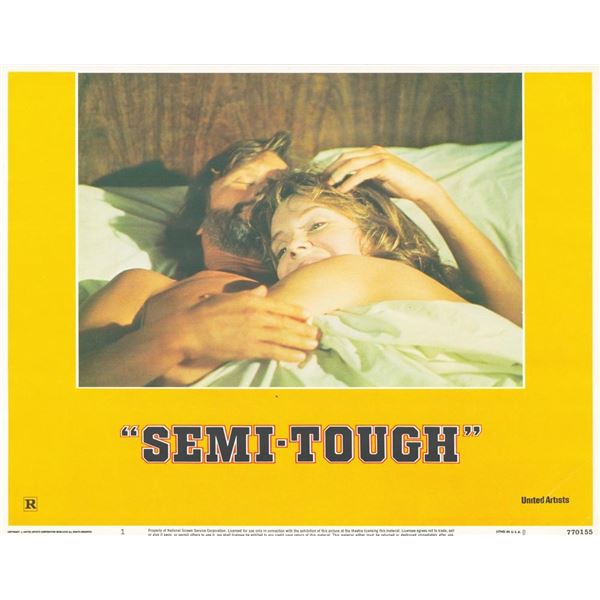 Semi-Tough 1977 original vintage lobby card