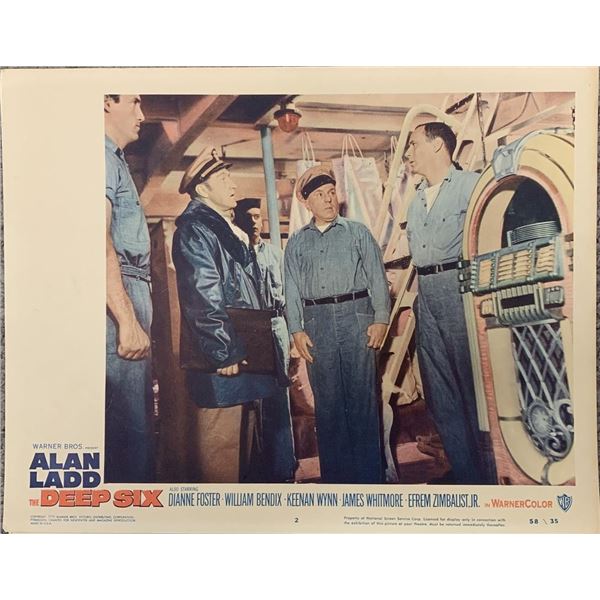 The Deep Six 1958 original lobby card set