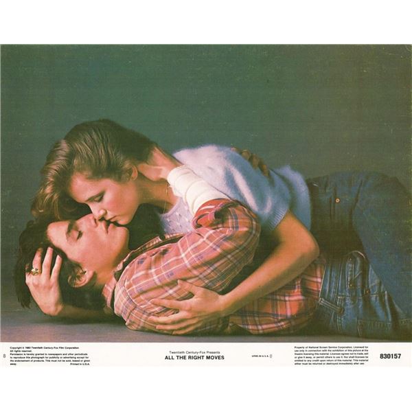 All the Right Moves 1983 original vintage lobby card