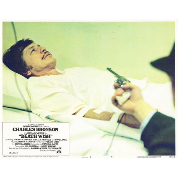 Death Wish 1974 original vintage lobby card