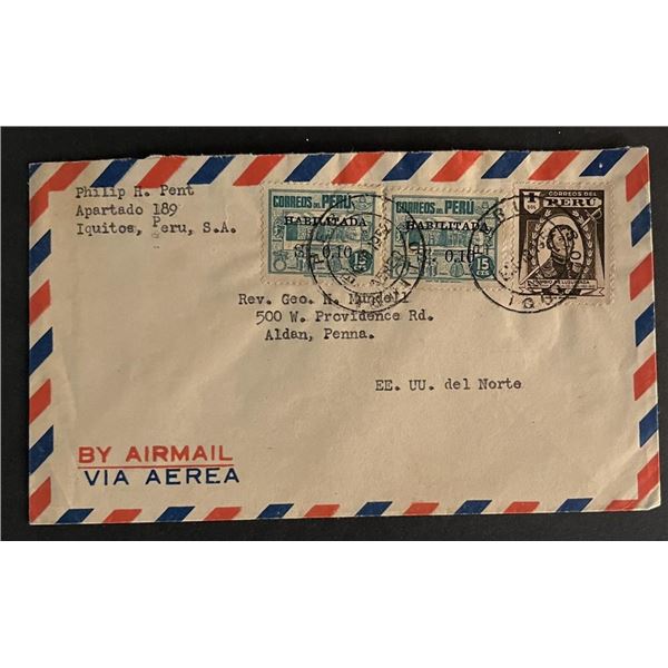 Peru  First Day Cover