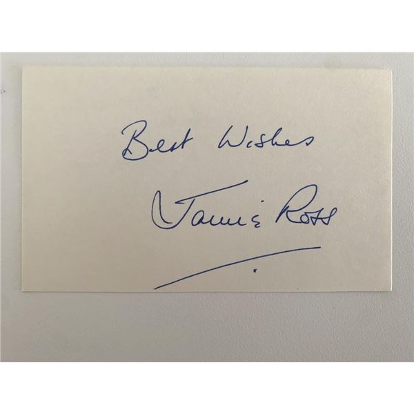 Jamie Ross original signature