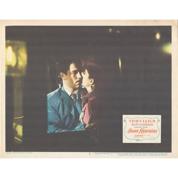 Anna Karenina 1948 original vintage lobby card