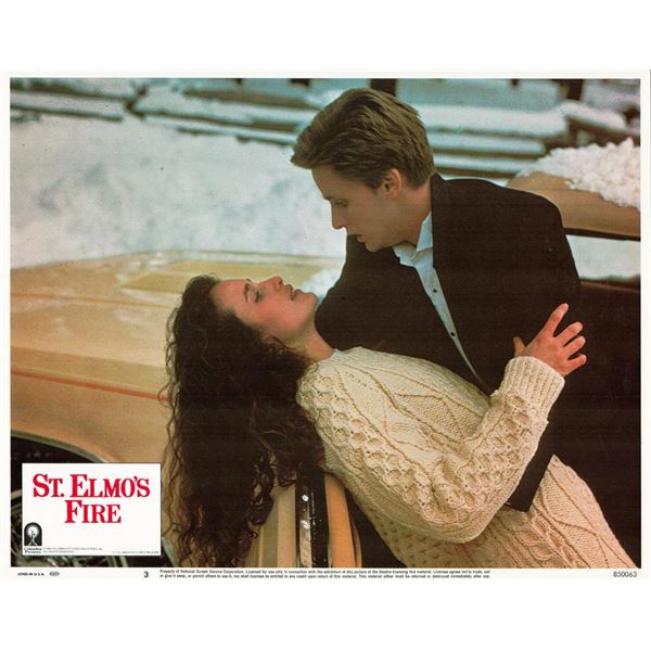 St. Elmo's Fire 1985 original vintage lobby card