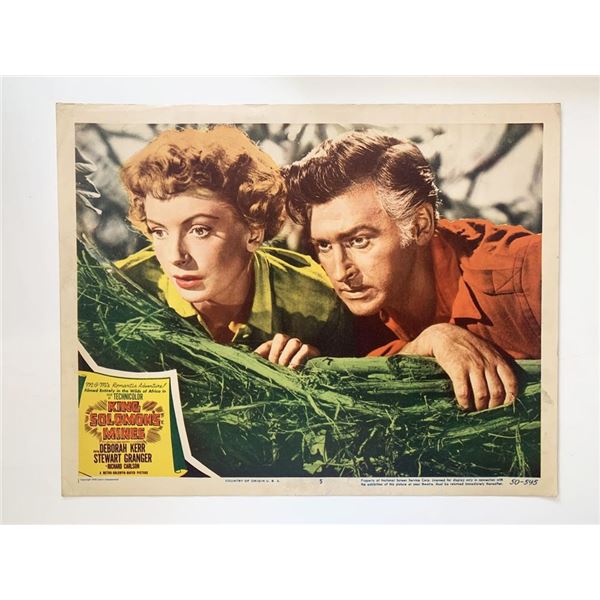 King Solomon's Mines original 1950 vintage lobby card