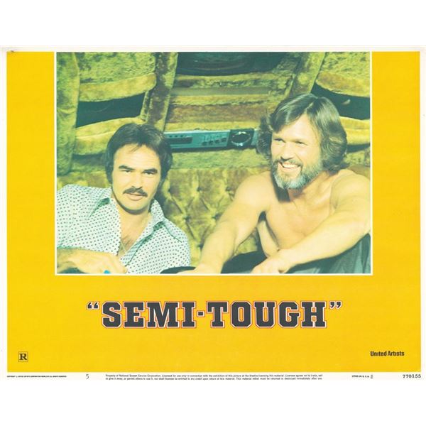 Semi-Tough 1977 original vintage lobby card