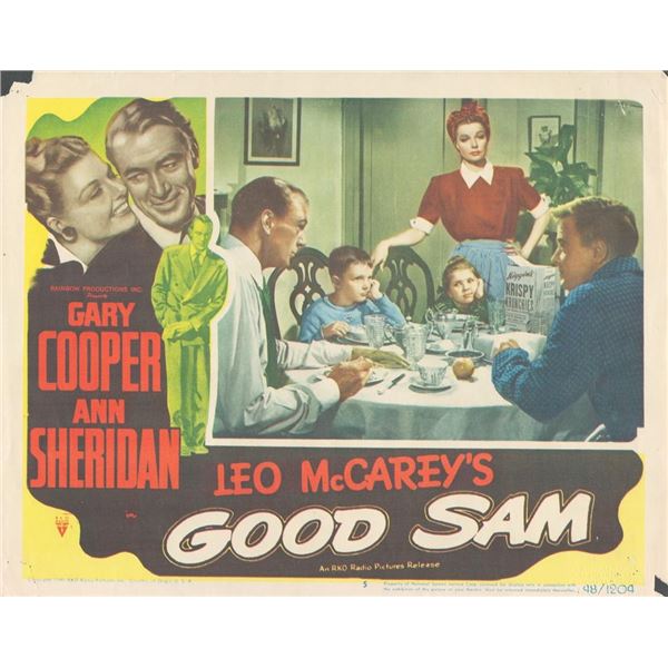 Good Sam 1948 original vintage lobby card