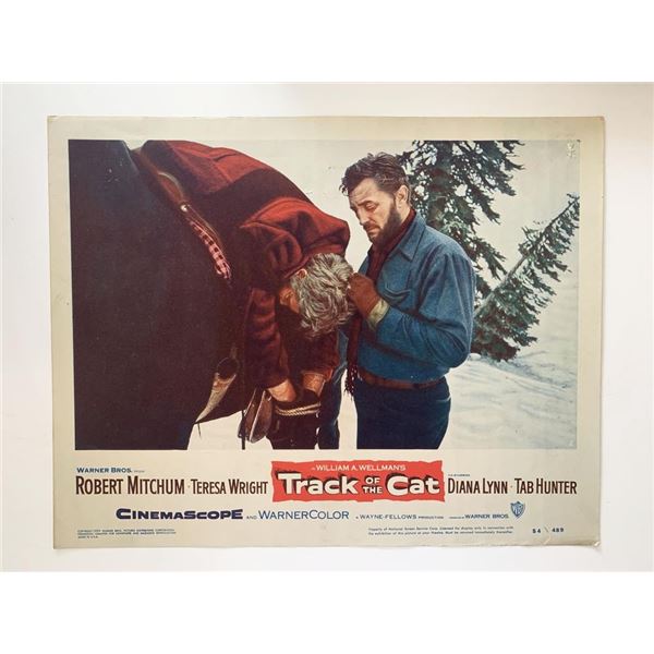 Track of the Cat original 1954 vintage lobby card