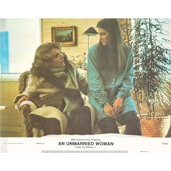 An Unmarried Woman 1978 original vintage lobby card