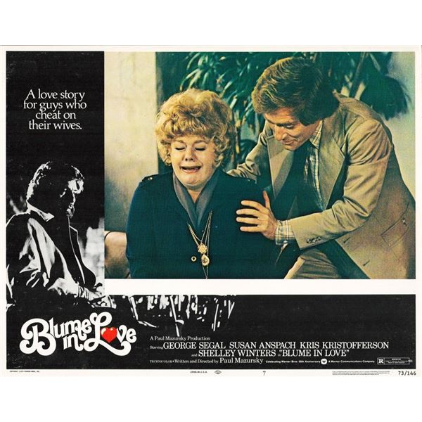 Blume in Love 1973_x000d_ original vintage lobby card