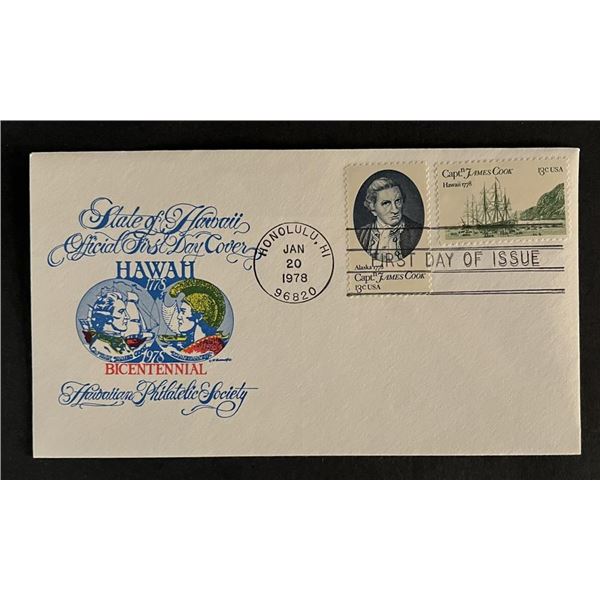 Hawaii Bicentennial First Day Cover