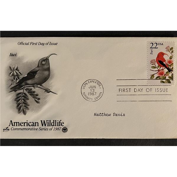 American Wildlife First Day Cover