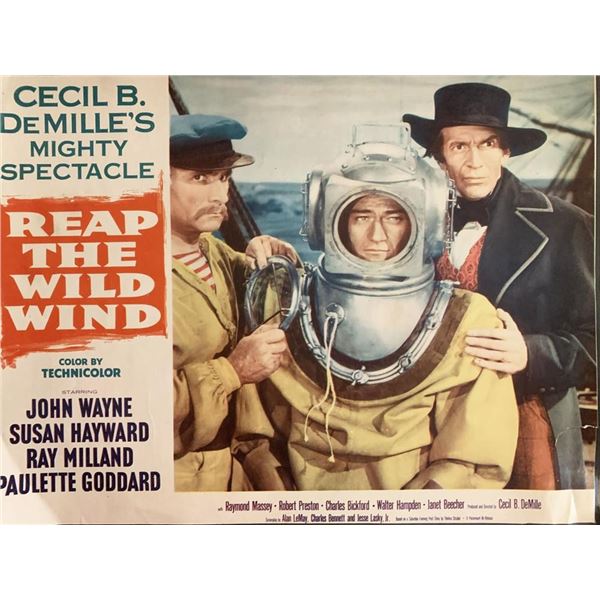 Reap the Wild Wind Original 1954R Vintage Lobby Card