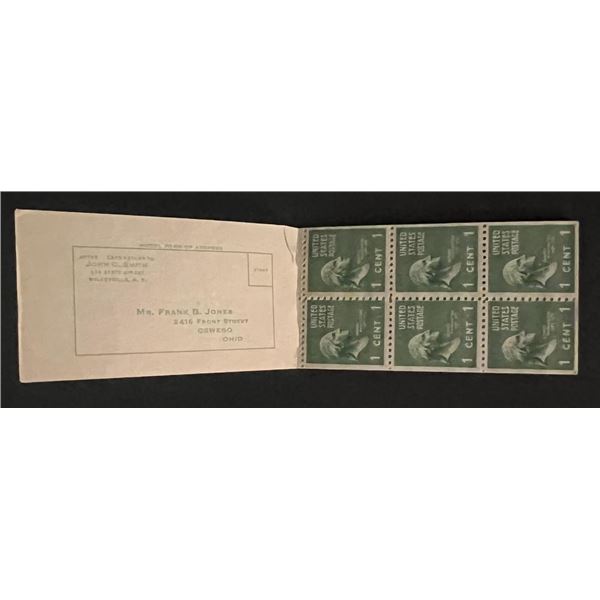 US Stamp booklet