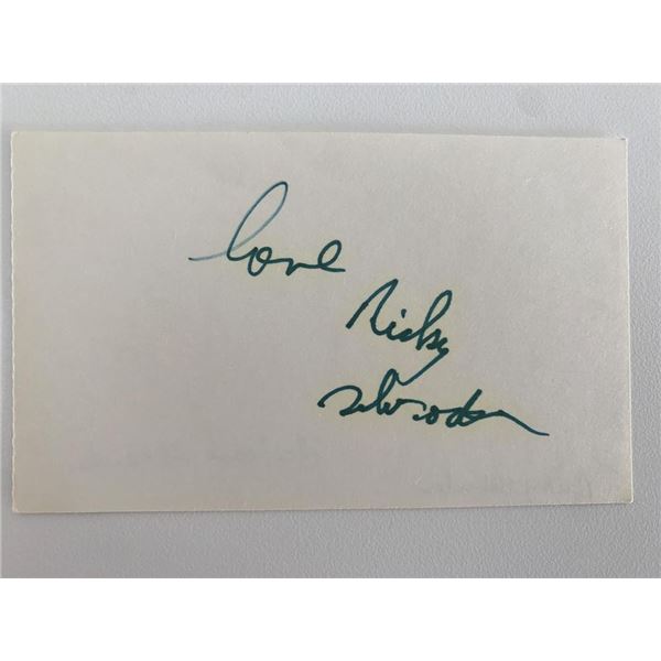 Ricky Schroeder original signature
