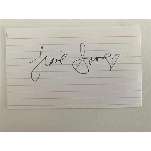 Tracie Savage original signature