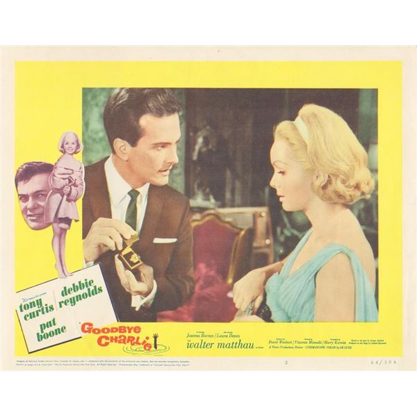 Goodbye Charlie 1964 original vintage lobby card