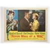 Image 1 : Never Wave at a Wac original 1953 vintage lobby card
