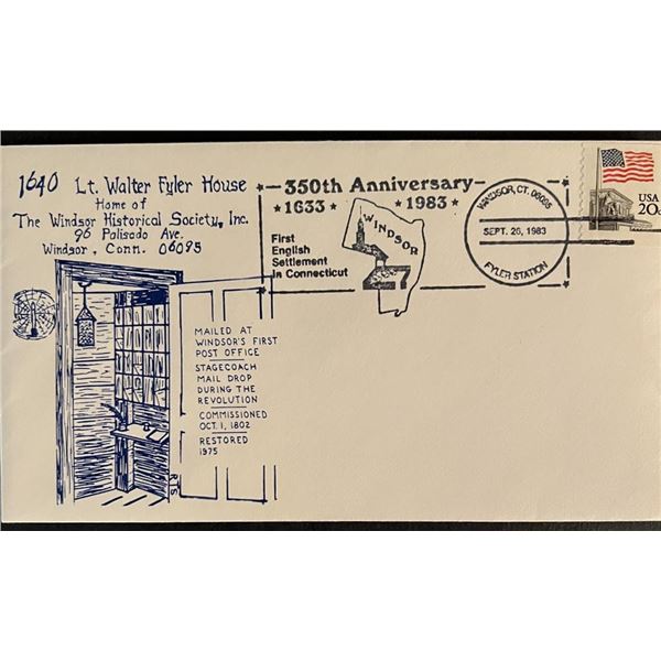 Lt. Walter Fyler House First Day Cover