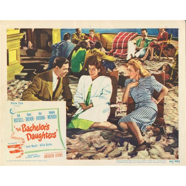 The Bachelor's Daughters  1946 original vintage lobby card