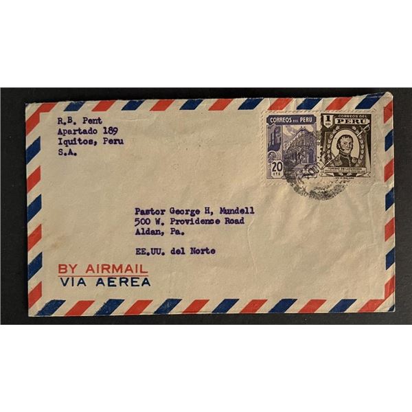 Peru First Day Cover