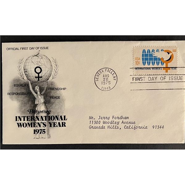 International Women's Year First Day Cover