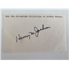 Image 1 : US Senator Henry M Jackson original signature