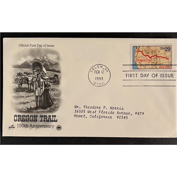 Oregon Trail First Day Cover