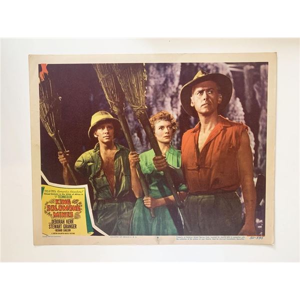 King Solomon's Mines original 1950 vintage lobby card