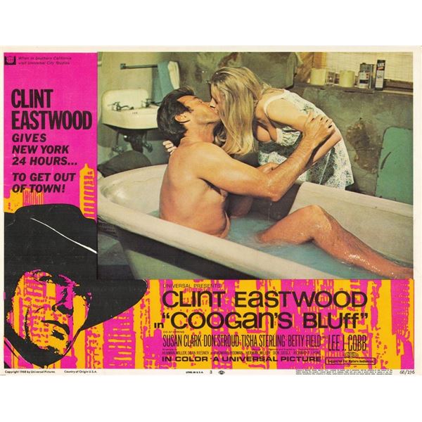 Coogan's Bluff 1968 original vintage lobby card